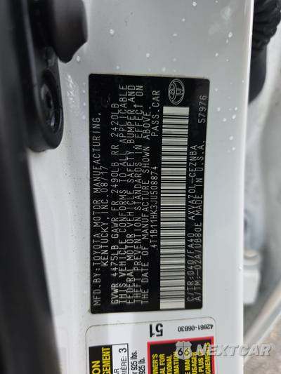 2018 Toyota Camry LE - zdjęcie 14 z 29 - miniatura