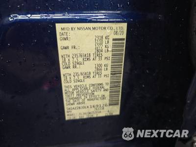 2020 Nissan Murano SV - zdjęcie 14 z 31 - miniatura