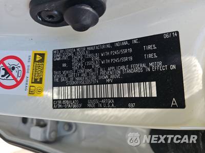 2014 Toyota Highlander Limited - zdjęcie 15 z 27 - miniatura