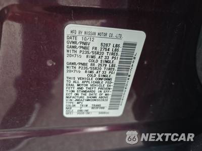 2013 Nissan Murano LE - zdjęcie 14 z 34 - miniatura