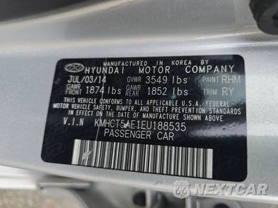 2014 Hyundai Accent GS Hatchback - zdjęcie 14 z 26 - miniatura
