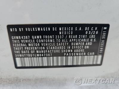 2020 Volkswagen Jetta GLI S - zdjęcie 14 z 17 - miniatura