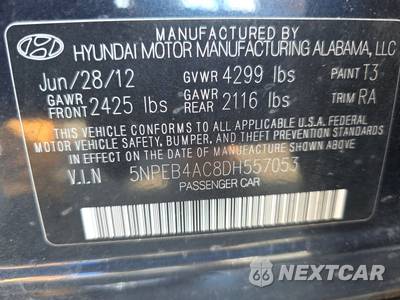 2013 Hyundai Sonata GLS - zdjęcie 14 z 30 - miniatura