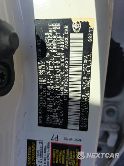 2012 Toyota Camry SE - zdjęcie 14 z 18 - miniatura