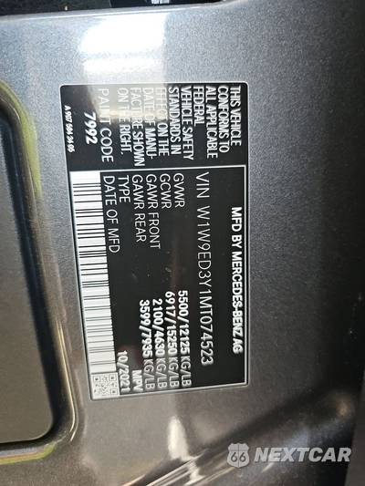2021 Mercedes-Benz Sprinter 4500 Crew Van DRW High Roof 170.0" WB - zdjęcie 14 z 16 - miniatura