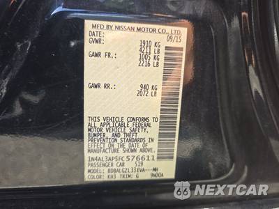 2015 Nissan Altima 2.5 S - zdjęcie 14 z 51 - miniatura