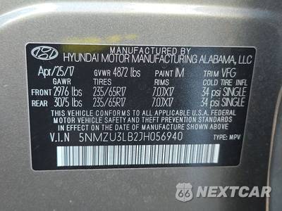 2018 Hyundai Santa Fe Sport - zdjęcie 14 z 22 - miniatura