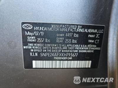 2019 Hyundai Sonata SE - zdjęcie 14 z 53 - miniatura