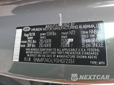 2025 Hyundai Santa Fe SEL - zdjęcie 10 z 21 - miniatura