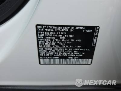 2020 Volkswagen Atlas Cross Sport 2.0T SE - zdjęcie 11 z 15 - miniatura