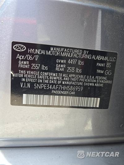 2017 Hyundai Sonata Sport - zdjęcie 14 z 23 - miniatura