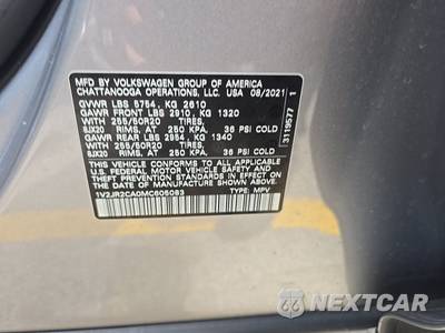 2021 Volkswagen Atlas V6 SE w/Technology - zdjęcie 14 z 17 - miniatura
