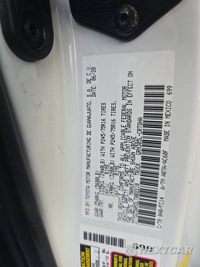 2020 Toyota Tacoma SR5 Extended Cab Long Bed w/Rear Doors - zdjęcie 13 z 17 - miniatura