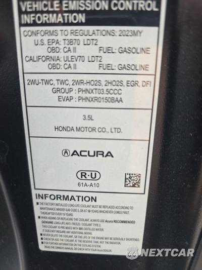 2023 Acura MDX w/A-Spec Pkg - zdjęcie 22 z 24 - miniatura