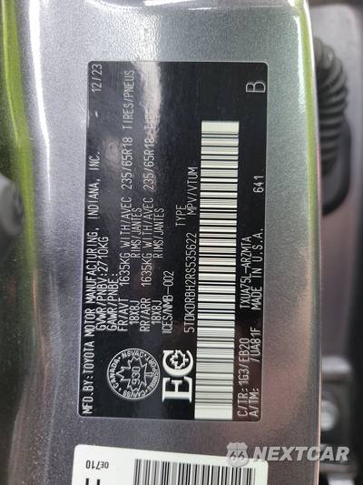 2024 Toyota Highlander Limited - zdjęcie 14 z 23 - miniatura