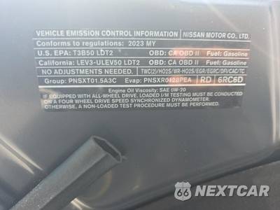 2023 Nissan Rogue SL - zdjęcie 23 z 27 - miniatura