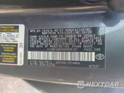 2009 Toyota Camry - zdjęcie 14 z 42 - miniatura