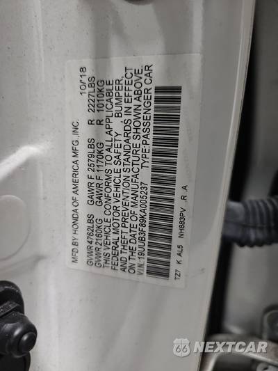 2019 Acura TLX w/Advance Pkg - zdjęcie 14 z 25 - miniatura