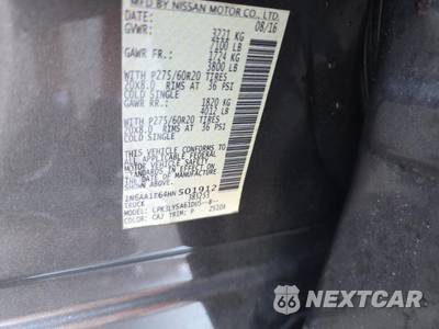 2017 Nissan TITAN Platinum Reserve Crew Cab Short Bed - zdjęcie 24 z 24 - miniatura