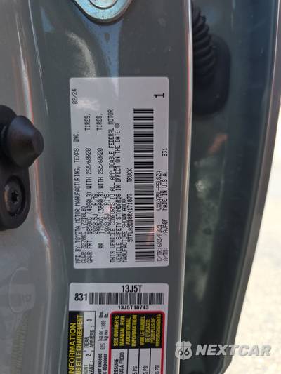 2024 Toyota Tundra SR5 Crew Cab Short Bed - zdjęcie 10 z 22 - miniatura