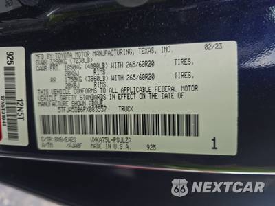 2023 Toyota Tundra Limited Crew Cab Short Bed - zdjęcie 10 z 21 - miniatura