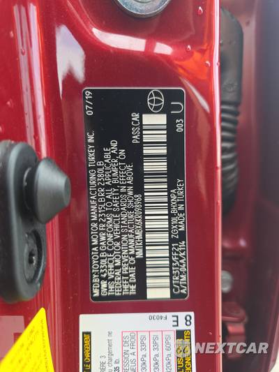 2019 Toyota C-HR XLE - zdjęcie 14 z 21 - miniatura