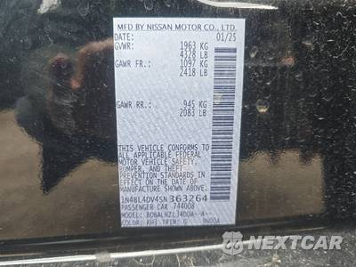 2025 Nissan Altima SV - zdjęcie 15 z 18 - miniatura