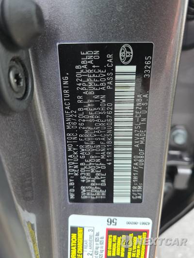 2022 Toyota Camry LE - zdjęcie 14 z 32 - miniatura