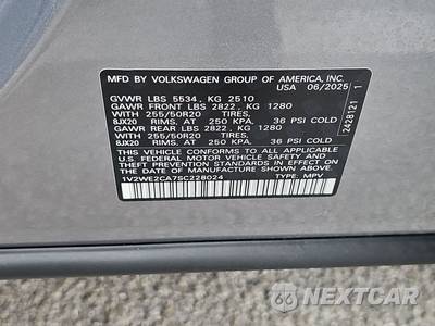 2025 Volkswagen Atlas Cross Sport 2.0T SE w/Technology - zdjęcie 14 z 20 - miniatura