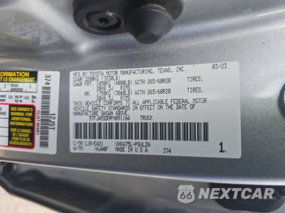 2023 Toyota Tundra Limited Crew Cab Short Bed - zdjęcie 14 z 19 - miniatura
