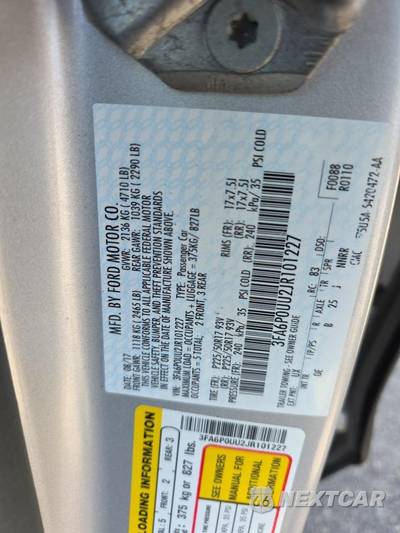 2018 Ford Fusion Hybrid S - zdjęcie 17 z 22 - miniatura