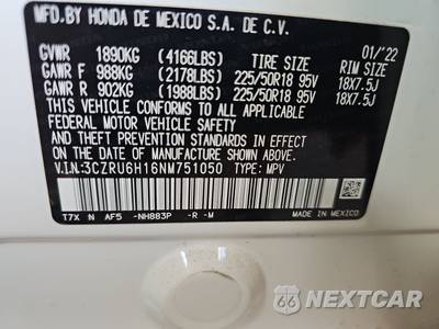 2022 Honda HR-V Sport - zdjęcie 14 z 19 - miniatura