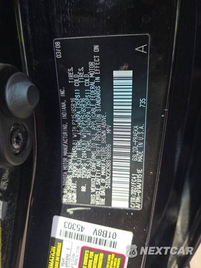 2008 Toyota Sienna LE Minivan 8-Passenger 119.3" WB - zdjęcie 15 z 19 - miniatura