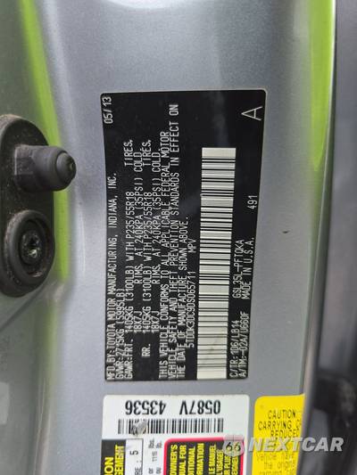 2013 Toyota Sienna XLE 7-Passenger 119.3" WB - zdjęcie 15 z 19 - miniatura