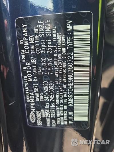 2022 Hyundai Palisade Calligraphy - zdjęcie 17 z 21 - miniatura