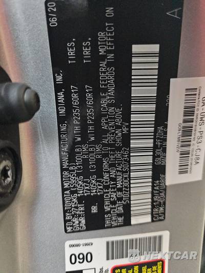 2020 Toyota Sienna L 7-Passenger 119.3" WB - zdjęcie 15 z 24 - miniatura