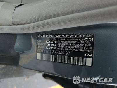 2005 Mercedes-Benz C-Class - zdjęcie 14 z 18 - miniatura