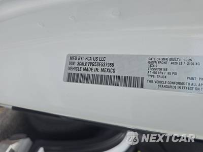 2025 Ram ProMaster 2500 Cargo Van Tradesman w/Passenger Seat Low Roof 136.0" WB - zdjęcie 13 z 23 - miniatura