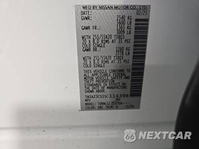 2025 Nissan Murano SL - zdjęcie 14 z 26 - miniatura