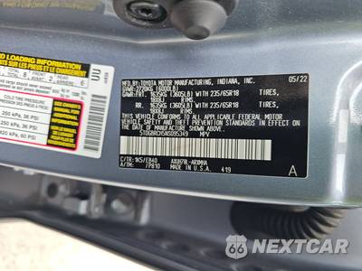 2022 Toyota Highlander Hybrid XLE - zdjęcie 14 z 17 - miniatura