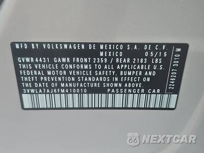 2015 Volkswagen Jetta TDI SE w/Connectivity - zdjęcie 14 z 28 - miniatura