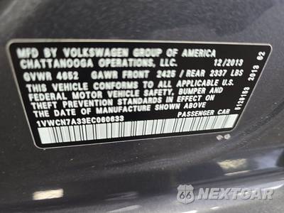 2014 Volkswagen Passat TDI SEL Premium - zdjęcie 14 z 27 - miniatura