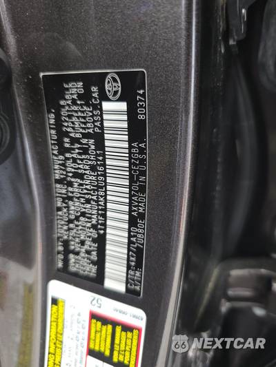 2020 Toyota Camry XLE - zdjęcie 14 z 39 - miniatura