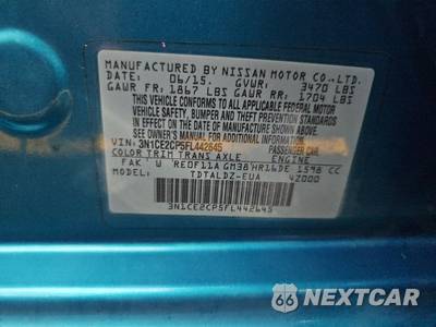 2015 Nissan Versa Note SV - zdjęcie 14 z 20 - miniatura
