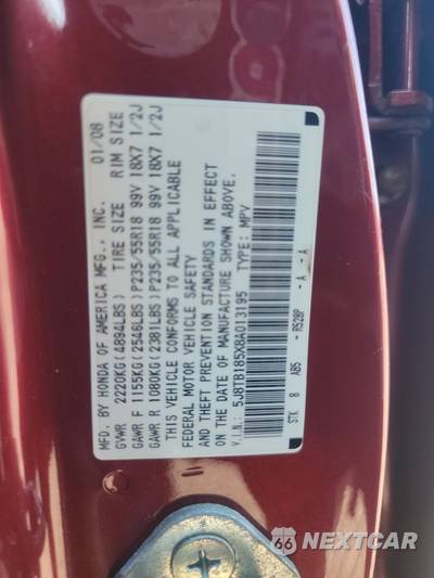 2008 Acura RDX w/Technology Pkg - zdjęcie 14 z 19 - miniatura