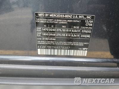 2010 Mercedes-Benz GL 450 4MATIC - zdjęcie 15 z 19 - miniatura