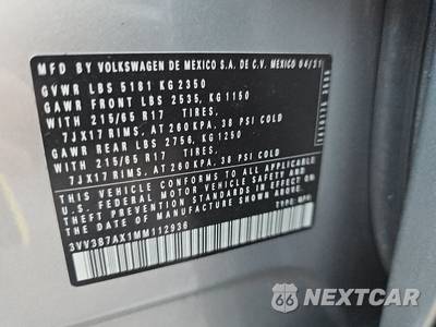 2021 Volkswagen Tiguan SEL - zdjęcie 14 z 18 - miniatura