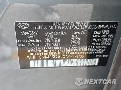 2021 Hyundai Santa Fe SEL - zdjęcie 14 z 18 - miniatura