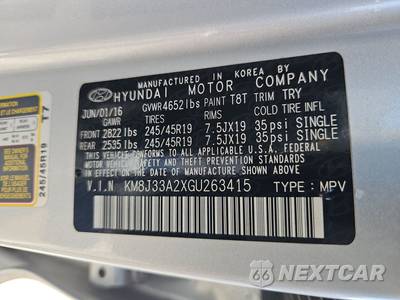 2016 Hyundai Tucson Limited - zdjęcie 14 z 28 - miniatura