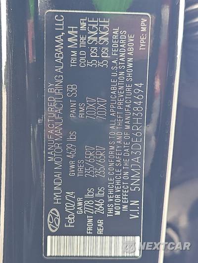 2024 Hyundai Tucson SE - zdjęcie 14 z 22 - miniatura